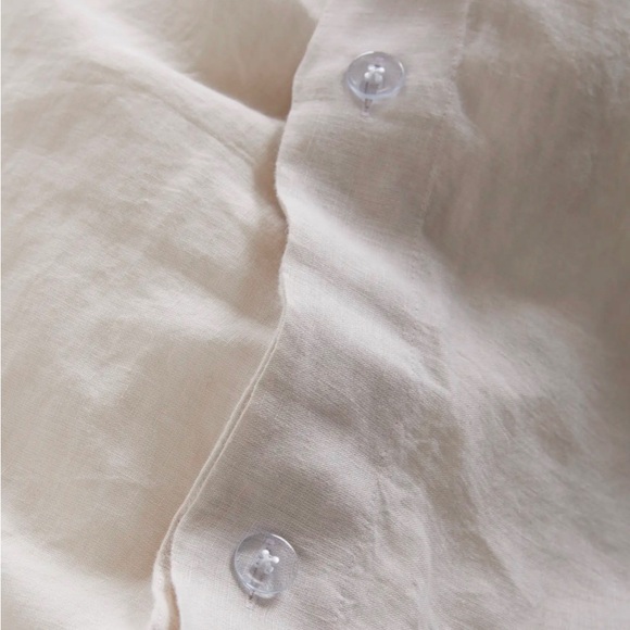 Queen/Full Quince European Linen Duvet Cover Set NWT - Picture 3 of 4